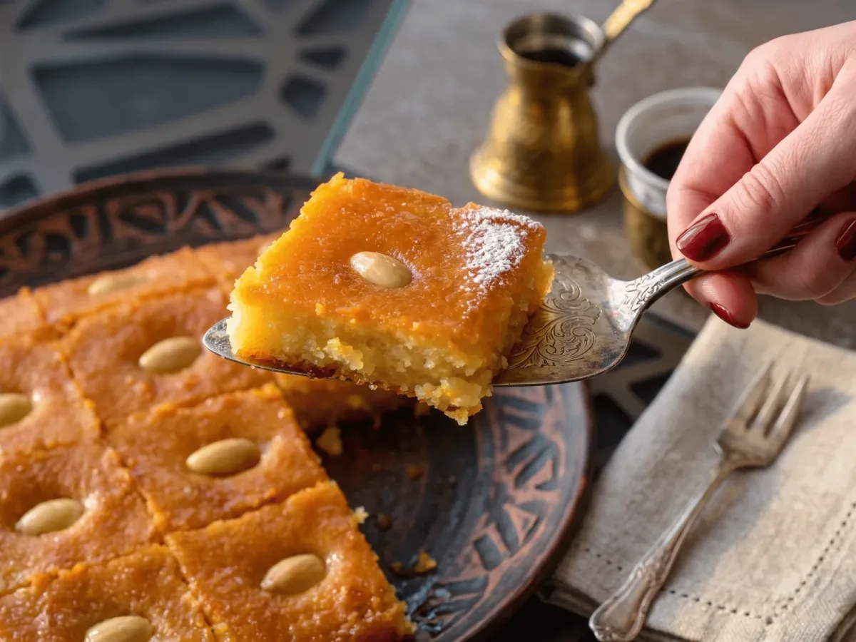 Basbousa dish photo