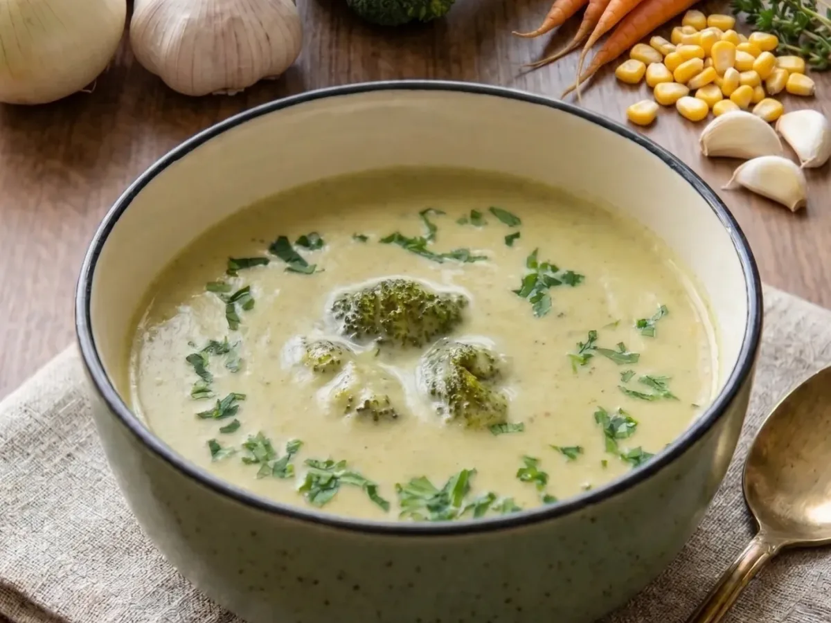 Broccoli Soup dish photo